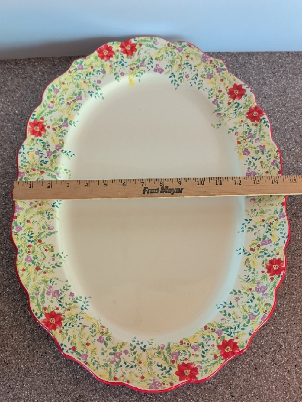 Pioneer Woman Holiday Turkey, Ham Or Veggie Oval Serving Platter.๐๐๐ - Picture 13 of 14